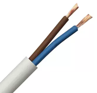 0.75MM 2192Y 2 Core White 100M Drum